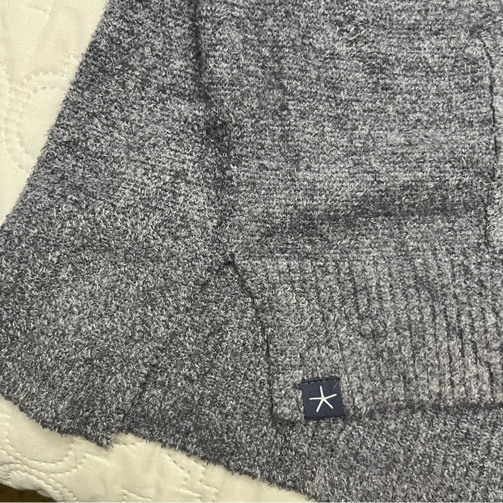 Barefoot Dreams CozyChic Lite Raglan Sweater Pacific Blue Size L NWT - Picture 11 of 14
